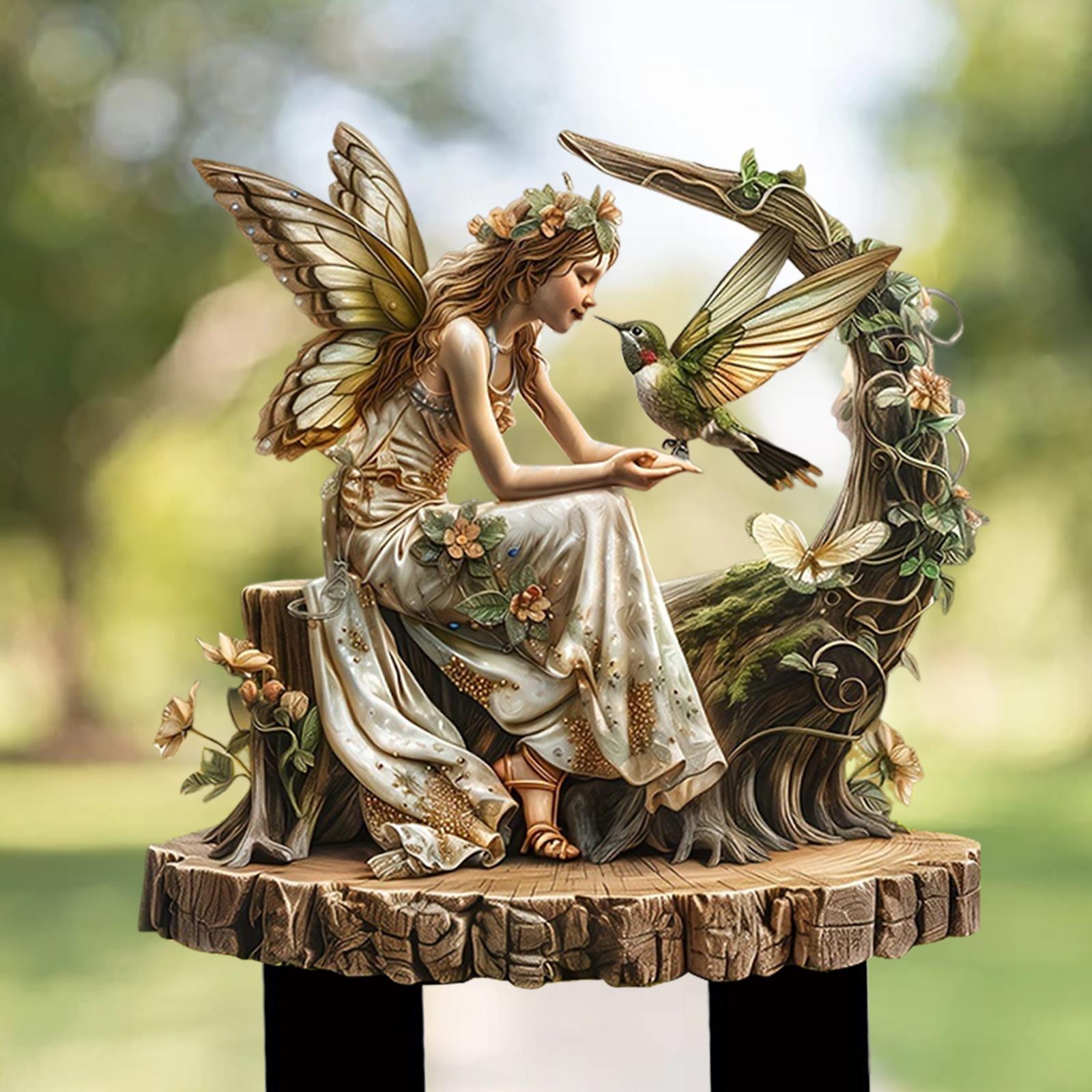Bonsai Garden Art - Fada decorativa jardim estaca 2d vaso
