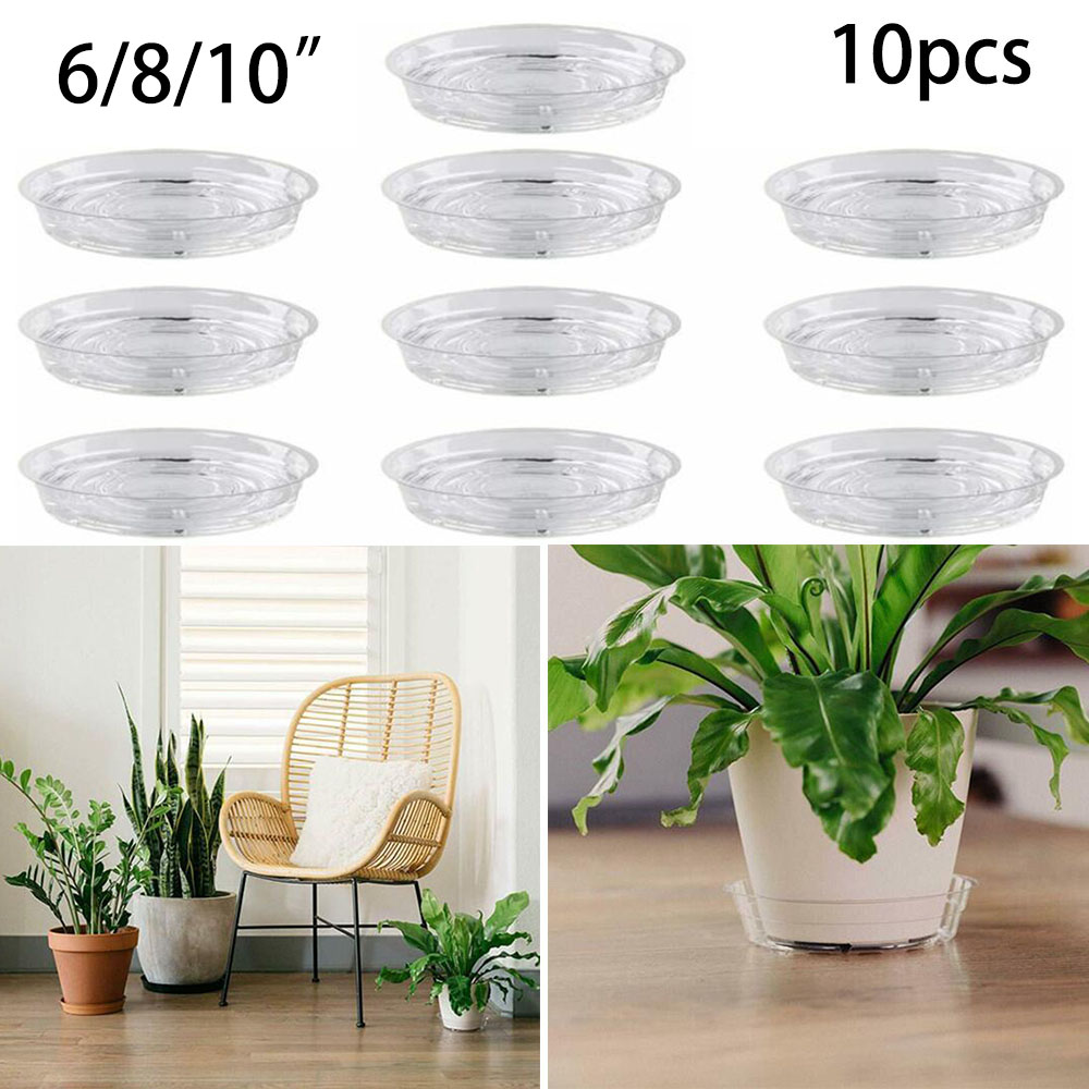 Drip Tray Saucer - 10pc jardim planta pires bandeja de