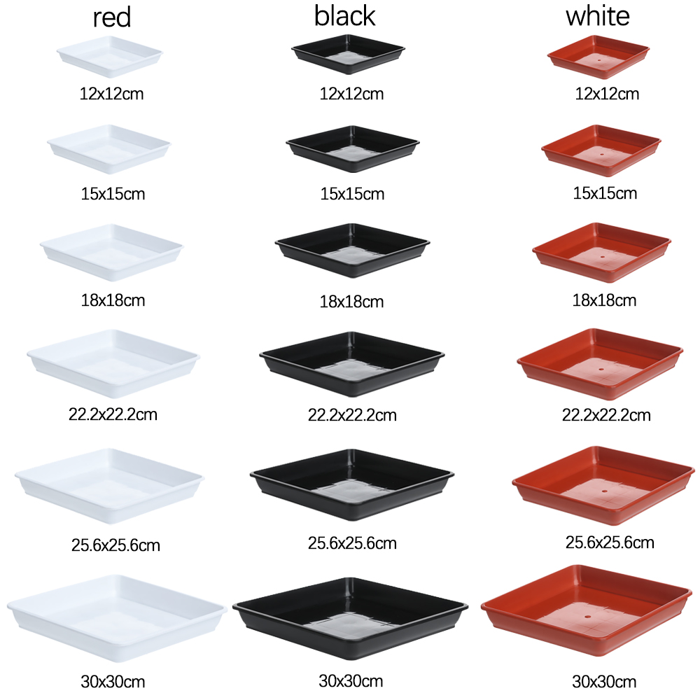 1 Peça Vaso de Plástico Quadra - Drip Tray Saucer avaliação e preço