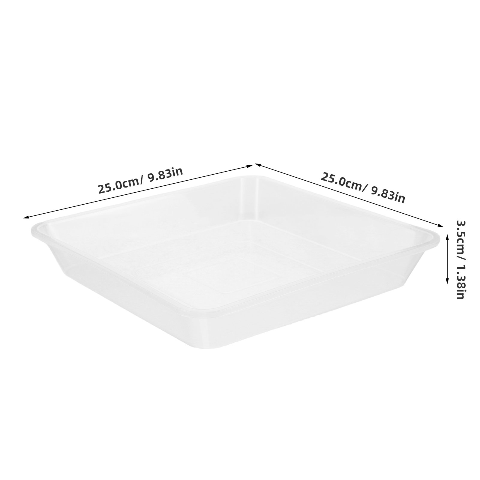4 unidades de pratos transpare - Drip Tray Saucer avaliação e preço