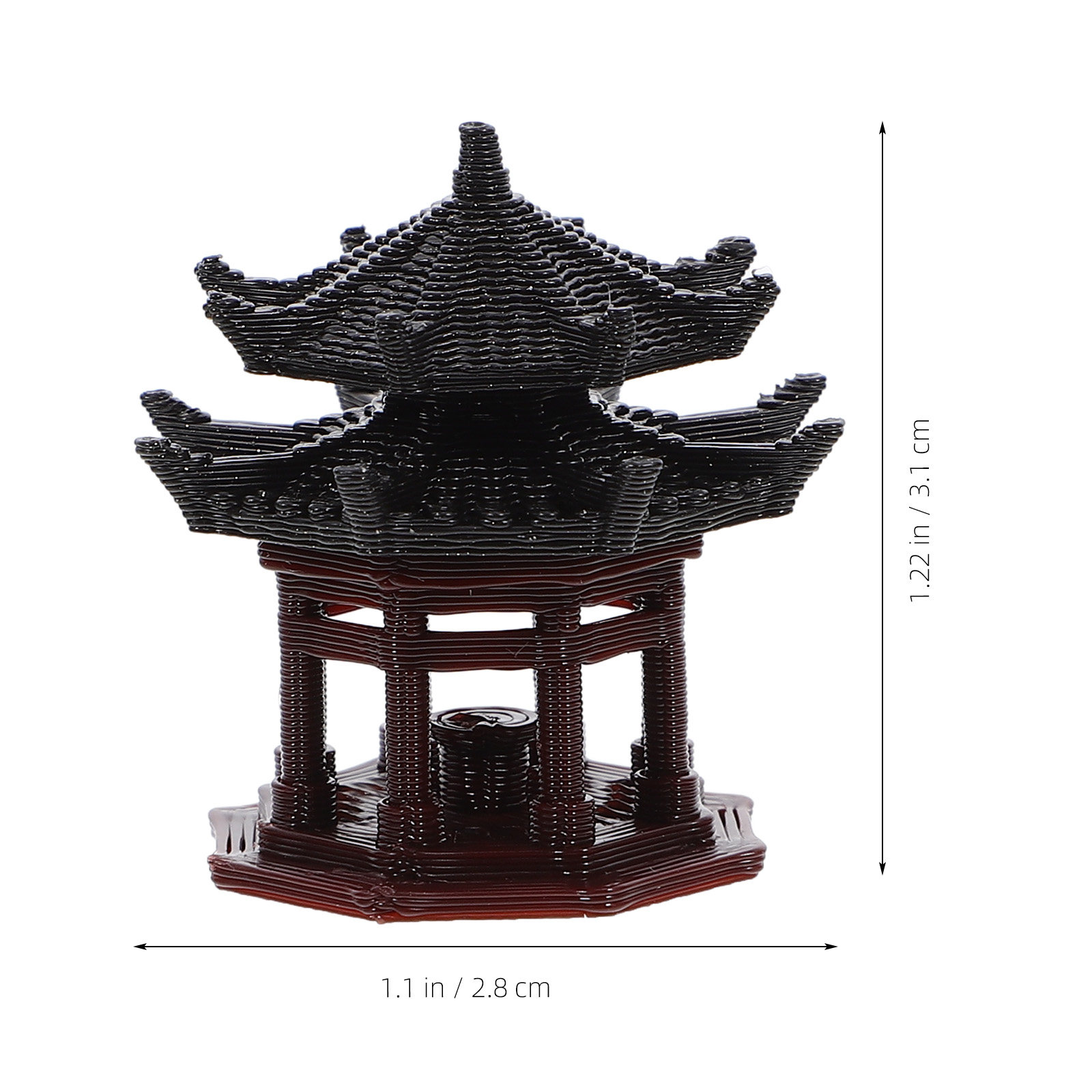 Ornamento de pavilhão de plást - Bonsai Garden Landscape Design avaliação e preço