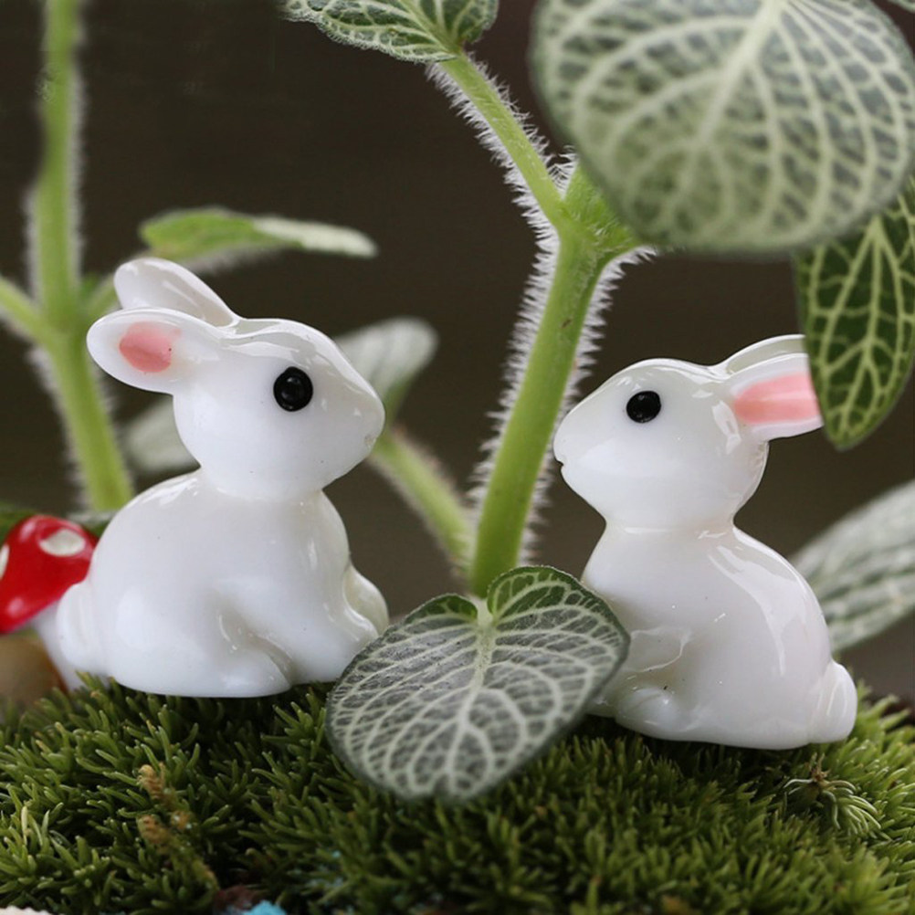10 Peças de Mini Coelhos Requi - Bonsai Garden Landscape Design avaliação e preço