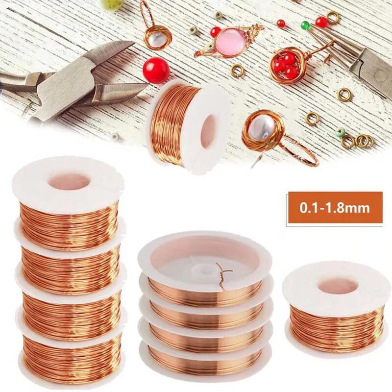Fio de cobre puro de 10m, fio  - Copper Wire Roll avaliação e preço