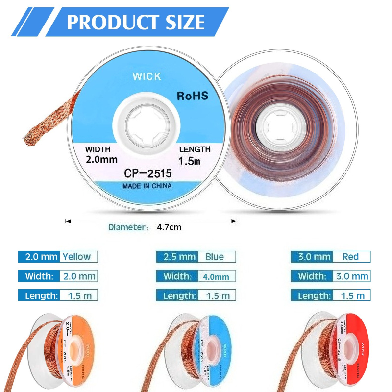 Fita de Dessoldagem Sem Limpez - Copper Wire Roll avaliação e preço