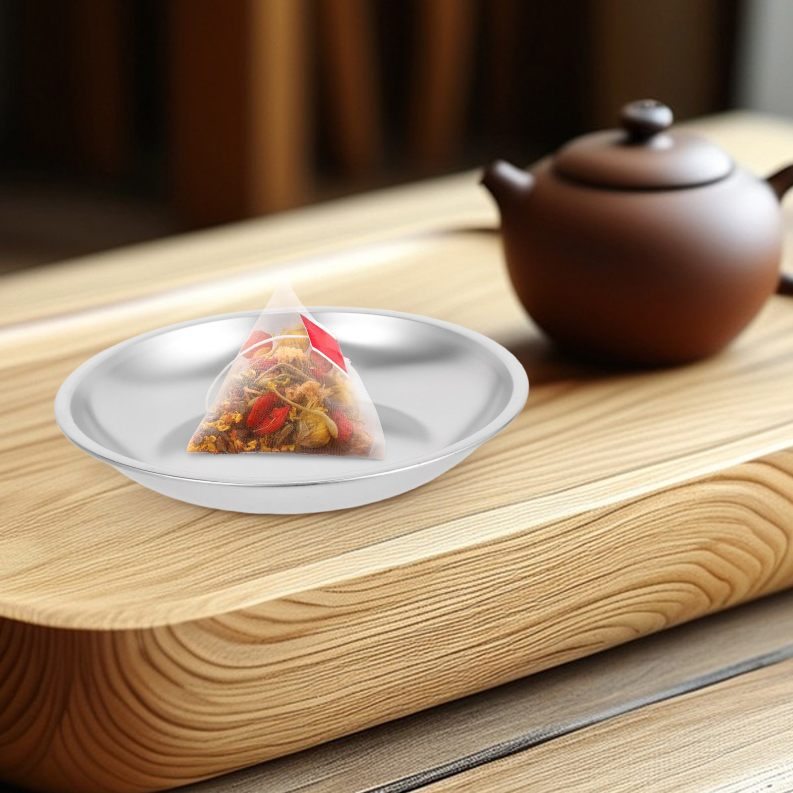 Prato de chá em aço inoxidável - Drip Tray Saucer avaliação e preço